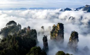 張家界旅遊費用張家界袁家界哈利路亞山景點,境外遊客必打卡風景